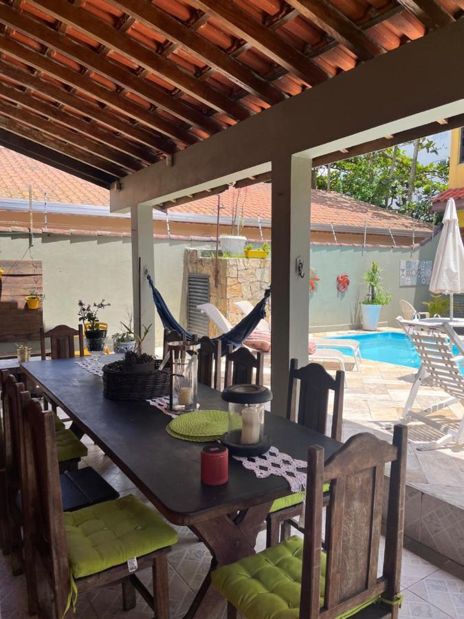 Lindo Sobrado Amarelo -próximo a praia Mongaguá Exterior foto